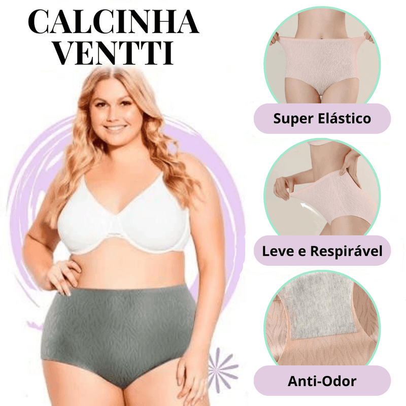 Calcinhas Ventti - Bumbum Firme e Barriga Disfarçada (COMPRE 2 LEVE 3) - You Plena