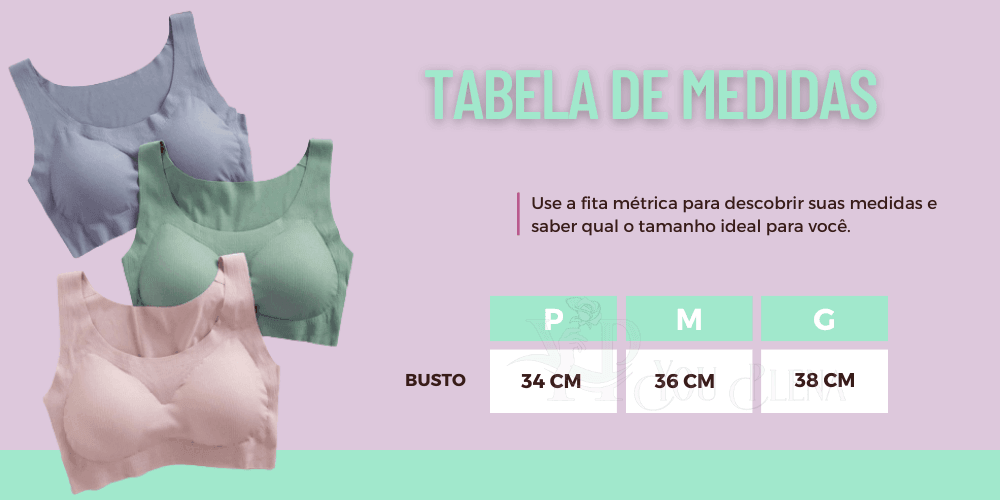 Sutiã Bliss Comfort - A escolha perfeita (Compre 1 Leve 3) - You Plena